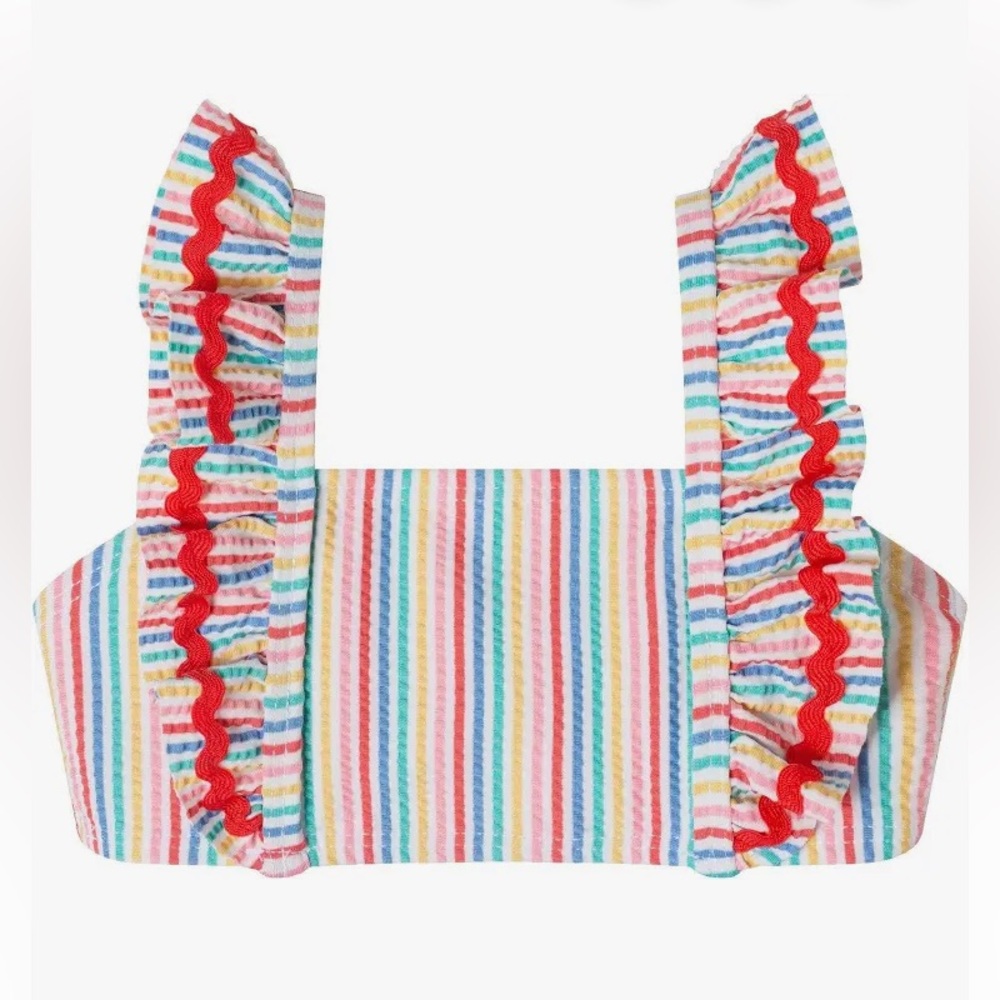 Andy & Evan Rainbow Seersucker Bikini 3 Pieces Set - Picture 2 of 10